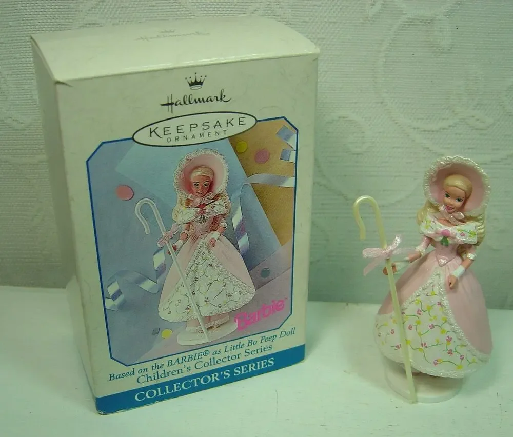 HALLMARK ORNAMENT-BARBIE AS LITTLE BO PEEP-CHILDREN'S COLLECTOR SERIES-#2-1998